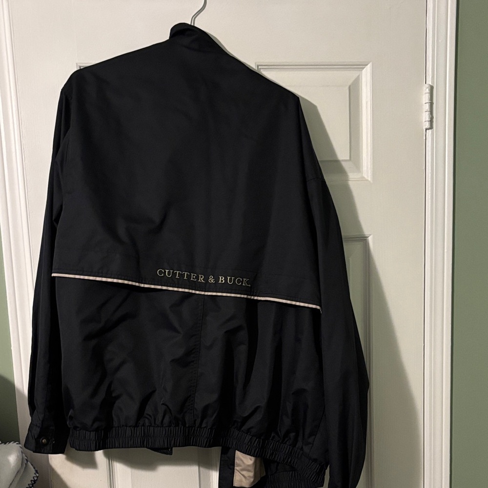Cutter & Buck Men's Black Windbreaker